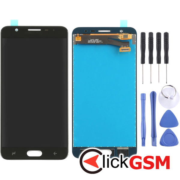 Piesa Piesa Display Cu Touchscreen Black Samsung Galaxy J7 Prime 4etn