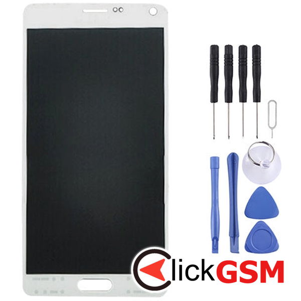 Piesa Display Cu Touchscreen Black Samsung Galaxy Note 4 4ev3