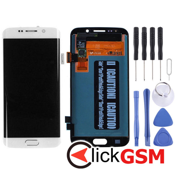 Piesa Display Cu Touchscreen Black Samsung Galaxy S6 Edge 4el3