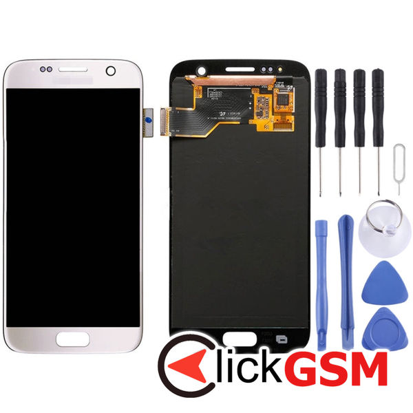 Piesa Display Cu Touchscreen Black Samsung Galaxy S7  4el5