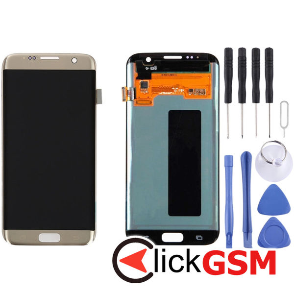 Piesa Display Cu Touchscreen Black Samsung Galaxy S7 Edge 4ewq