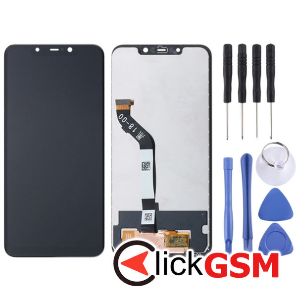 Piesa Piesa Display Cu Touchscreen Black Xiaomi Pocophone F1 25l3