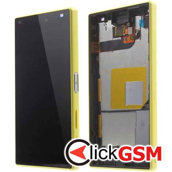 Piesa Piesa Display Cu Touchscreen Galben Sony Xperia Z5 Compact 4ujc