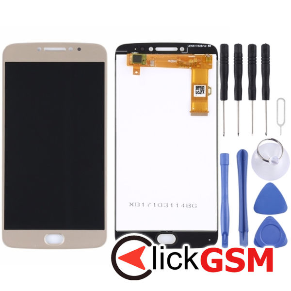 Piesa Display Cu Touchscreen Gold Motorola Moto E4 Plus 22ur