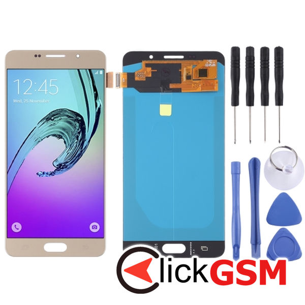 Piesa Piesa Display Cu Touchscreen Gold Samsung Galaxy A71 4o54