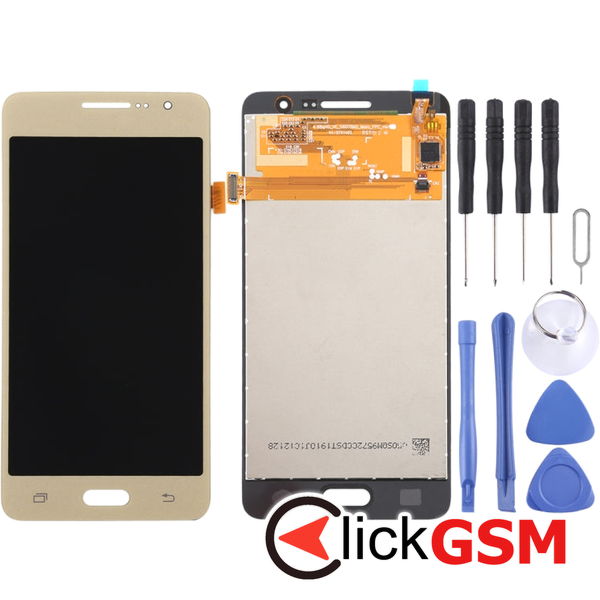 Piesa Display Cu Touchscreen Gold Samsung Galaxy Grand Prime 4eu6