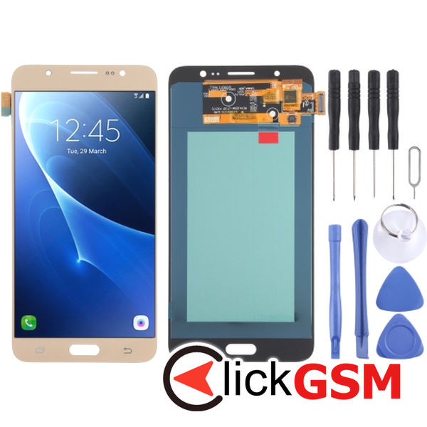 Piesa Piesa Display Cu Touchscreen Gold Samsung Galaxy J7 2016 4f1h