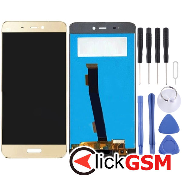 Piesa Display Cu Touchscreen Gold Xiaomi Mi 5 4p2g