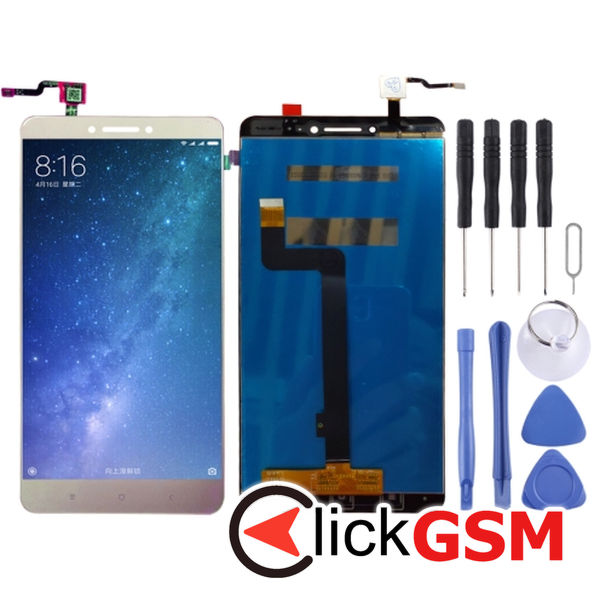 Piesa Display Cu Touchscreen Gold Xiaomi Mi Max 2 4p2z