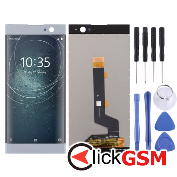 Piesa Display Cu Touchscreen Grey Sony Xperia Xa2 4ot1