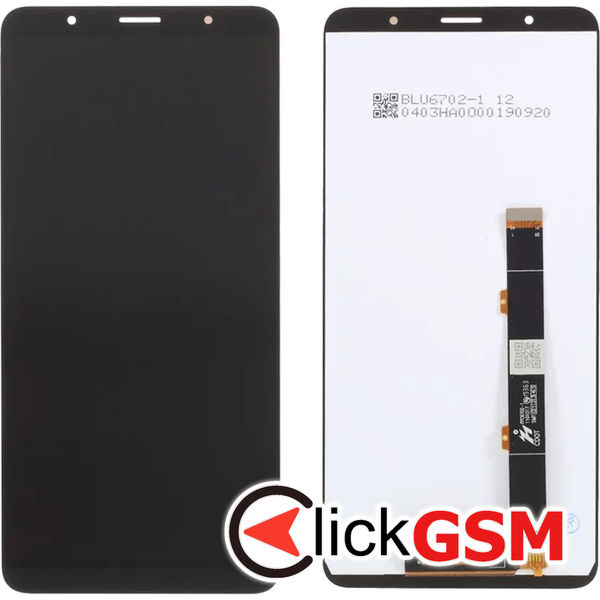 Piesa Display Cu Touchscreen Negru Alcatel 3c 2zho