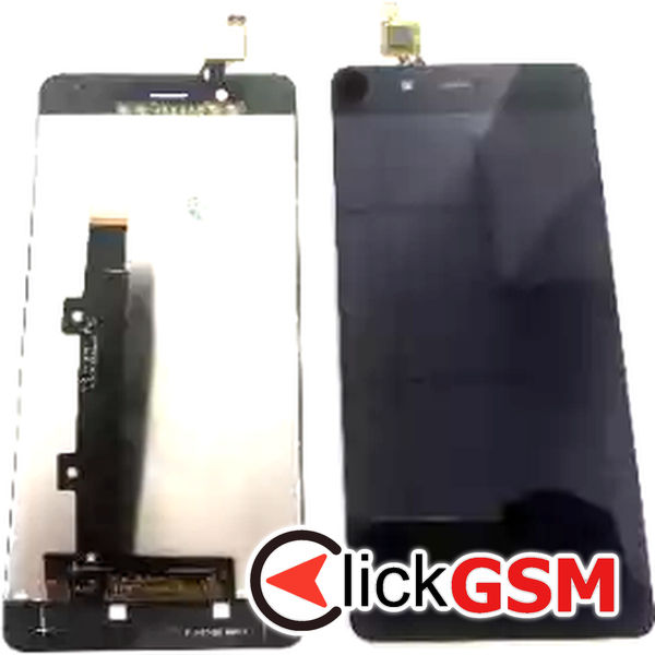 Piesa Display Cu Touchscreen Negru Bq Aquaris X5 Plus Jr5