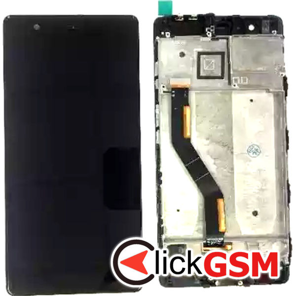 Piesa Display Cu Touchscreen Negru Huawei P9 Plus 38d