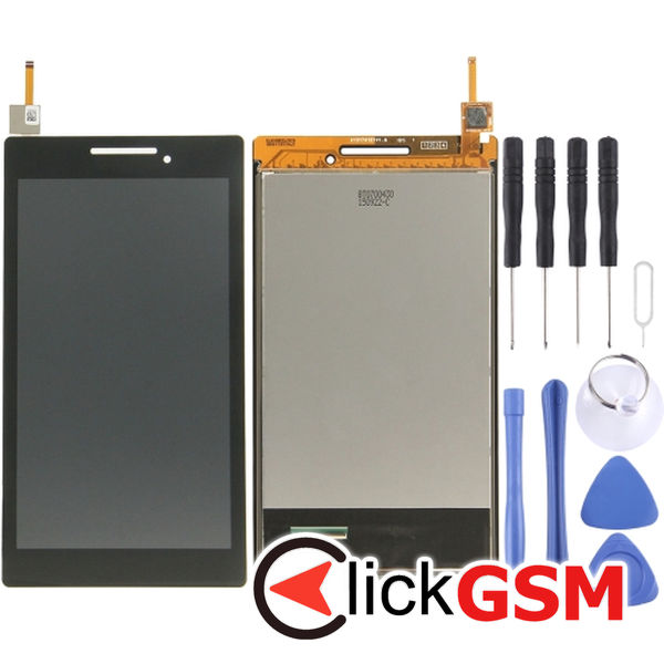 Piesa Piesa Display Cu Touchscreen Negru Lenovo Tab 2 A7 244l