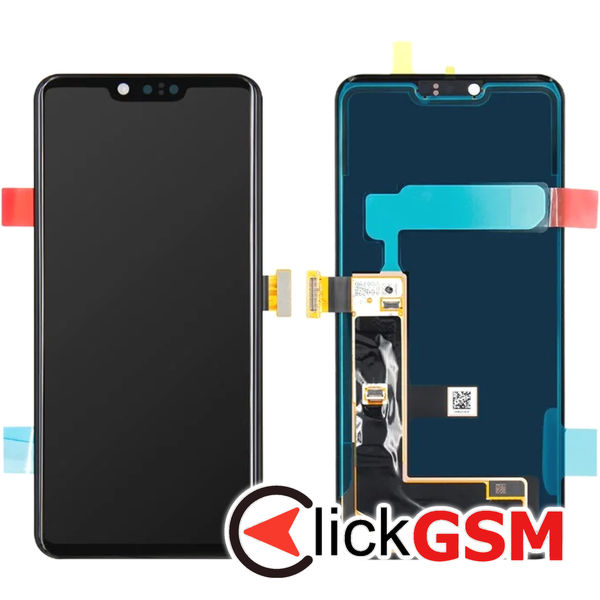 Piesa Display Cu Touchscreen Negru Lg G8 Thinq 4stk