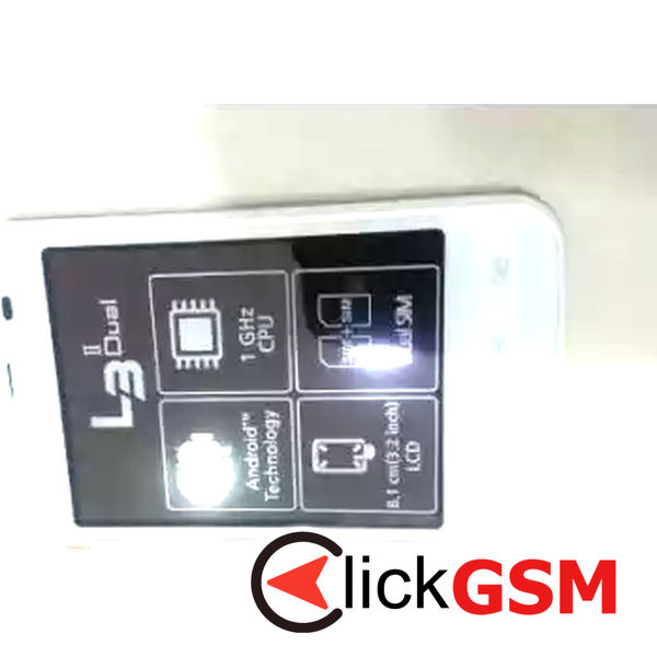 Piesa Display Cu Touchscreen Negru Lg Optimus L3 Ii 2fmf