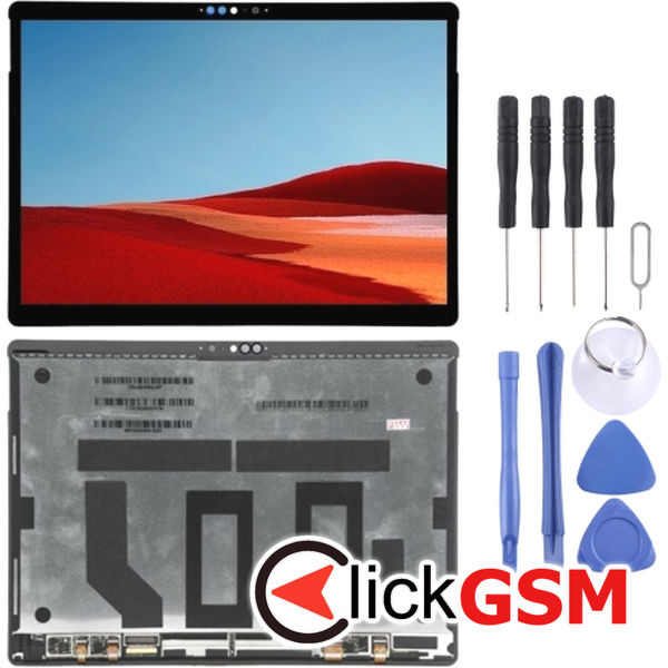 Piesa Display Cu Touchscreen Negru Microsoft Surface Pro X 1y2u