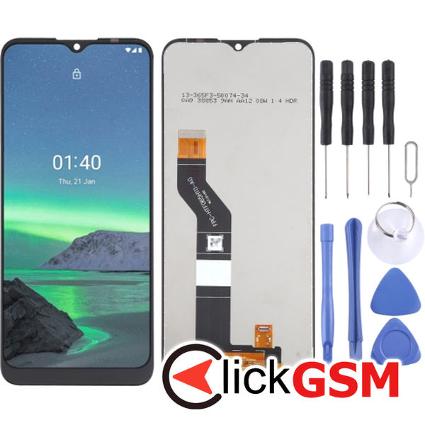 Piesa Display Cu Touchscreen Negru Nokia 1.4 49nr