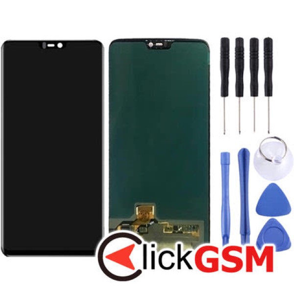 Piesa Display Cu Touchscreen Negru Oneplus 6 21wn