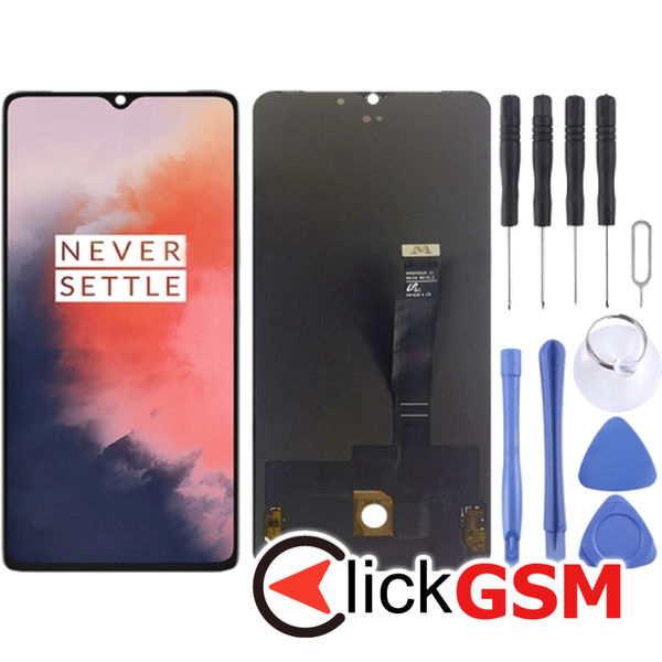 Piesa Piesa Display Cu Touchscreen Negru Oneplus 7t 21y8