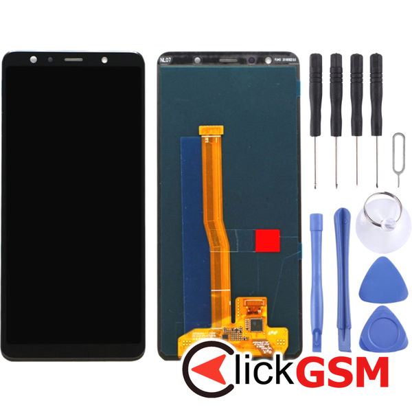 Piesa Display Cu Touchscreen Negru Samsung Galaxy A7 2018 4elr