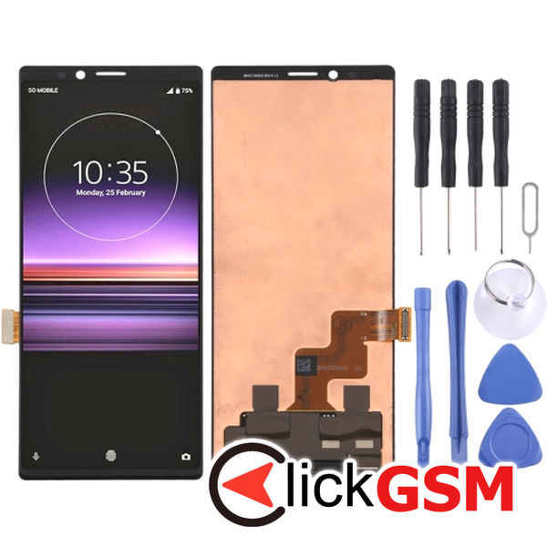 Piesa Piesa Display Cu Touchscreen Negru Sony Xperia 1 3g7m