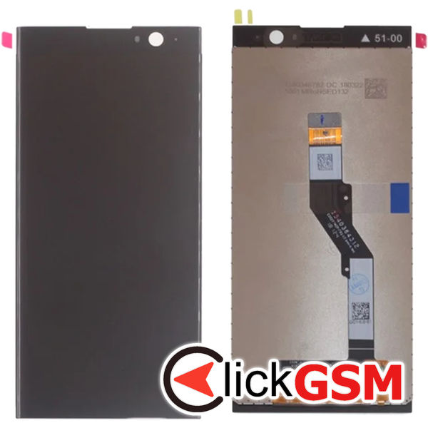 Piesa Display Cu Touchscreen Negru Sony Xperia Xa2 Plus 4v58