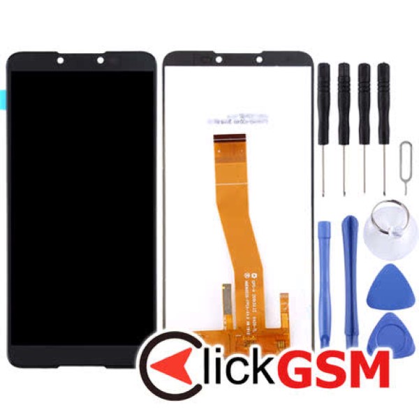 Piesa Display Cu Touchscreen Negru Wiko Y70 225r