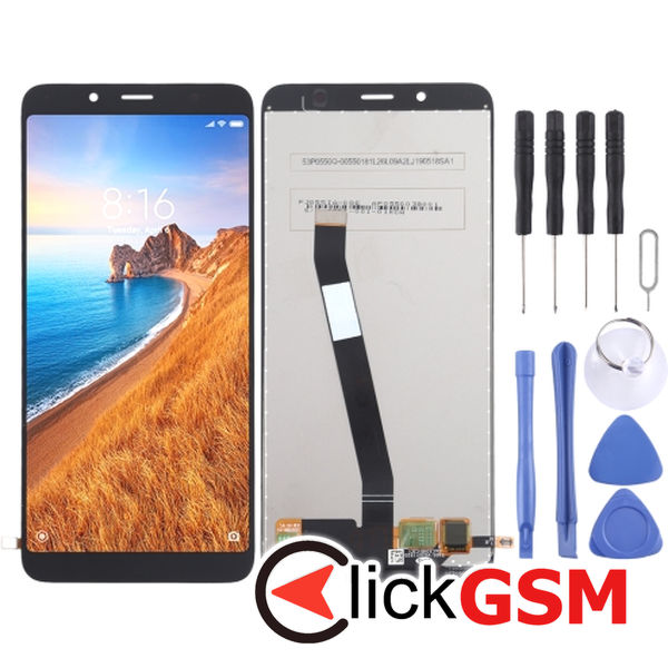 Piesa Piesa Display Cu Touchscreen Negru Xiaomi Redmi 7a 25l0