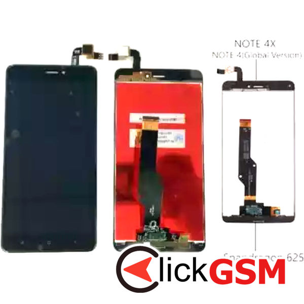 Piesa Display Cu Touchscreen Negru Xiaomi Redmi Note 4x 3a8j