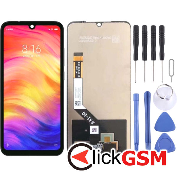 Piesa Piesa Display Cu Touchscreen Negru Xiaomi Redmi Note 7 25kn