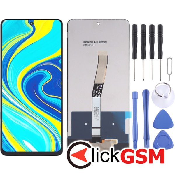 Piesa Piesa Display Cu Touchscreen Negru Xiaomi Redmi Note 9s 25kh