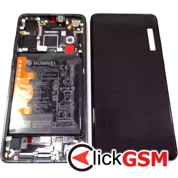 Piesa Piesa Display Cu Touchscreen Rama Si Baterie Negru Huawei P30 3ivp