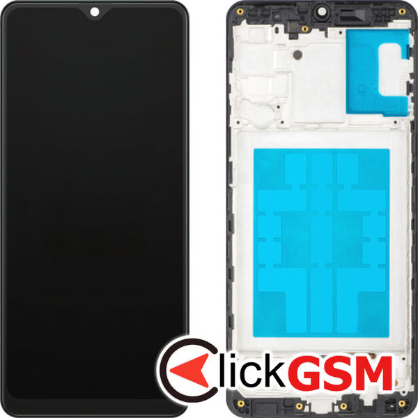 Piesa Piesa Display Cu Touchscreen Rama Si Baterie Negru Samsung Galaxy A31 4mc1