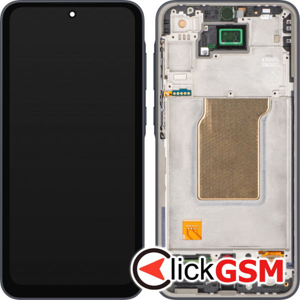 Piesa Piesa Display Cu Touchscreen Rama Si Baterie Negru Samsung Galaxy A35 4mc3