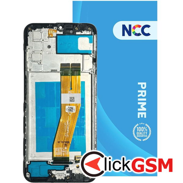 Piesa Piesa Display Cu Touchscreen Rama Si Baterie Samsung Galaxy A03s 4ftn