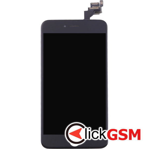 Piesa Piesa Display Cu Touchscreen Rama Si Camera Fata Black Apple Iphone 6 Plus 4n0c