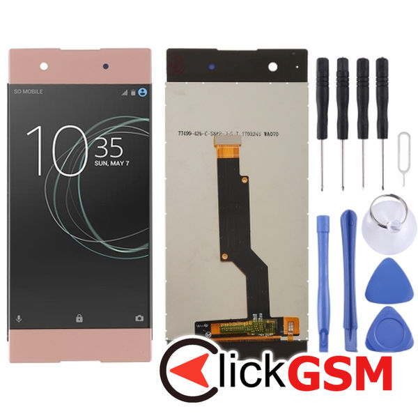 Piesa Piesa Display Cu Touchscreen Rose Gold Sony Xperia Xa1 20i0