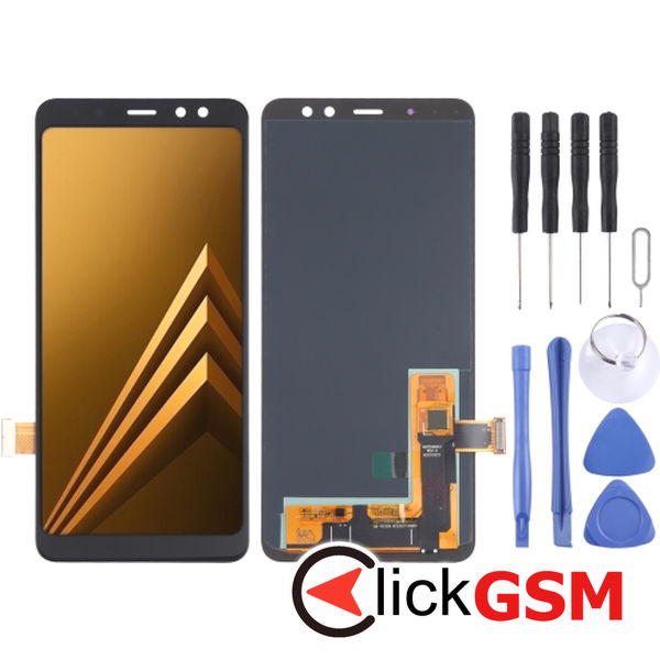 Piesa Piesa Display Cu Touchscreen Samsung Galaxy A8 2018 4f0w