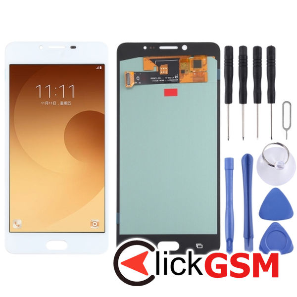 Piesa Display Cu Touchscreen Samsung Galaxy C9 Pro 4f13