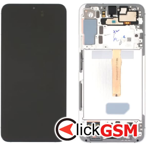 Piesa Display Cu Touchscreen Si Rama Alb Albastru Crem Samsung Galaxy S22.plus 1lyu