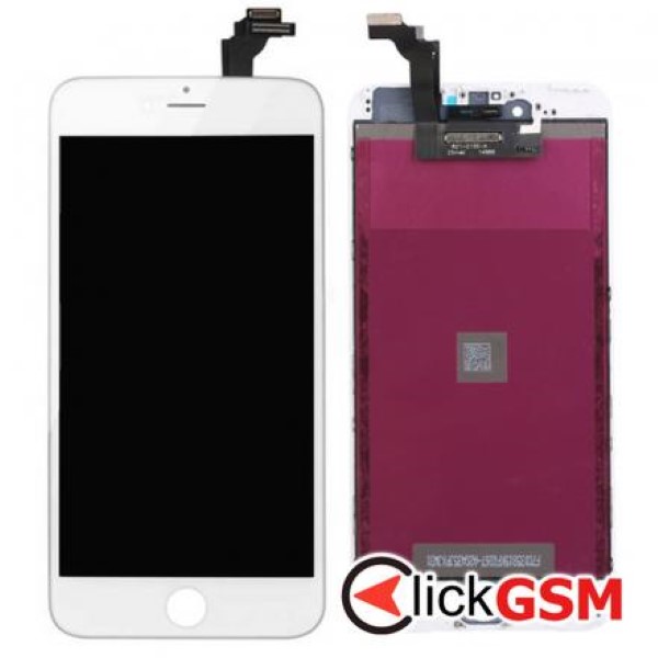 Piesa Display Cu Touchscreen Si Rama Alb Apple Iphone 6 Plus 2wak