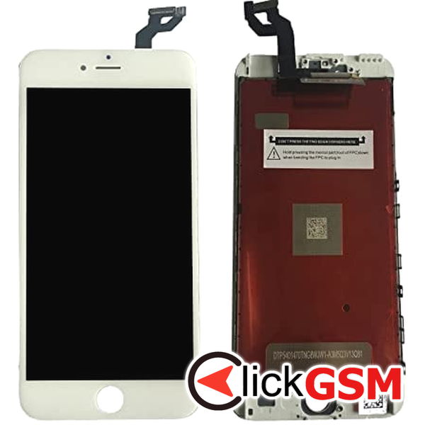 Piesa Display Cu Touchscreen Si Rama Alb Apple Iphone 6s Plus 2f0l