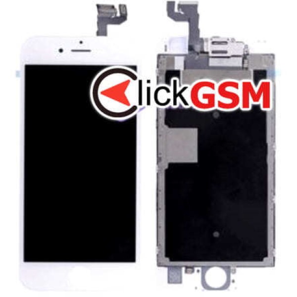 Piesa Display Cu Touchscreen Si Rama Alb Apple Iphone 6s Plus Pze