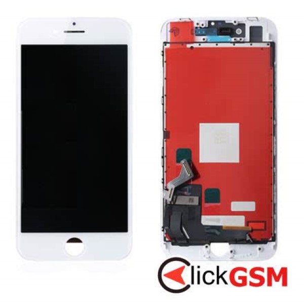 Piesa Display Cu Touchscreen Si Rama Alb Apple Iphone Se 2020 2wbl