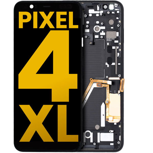 Google Pixel 4 XL · OLED Assembly With Frame For Google Pixel 4 XL (Refurbished) (Clearly White Power Button)
