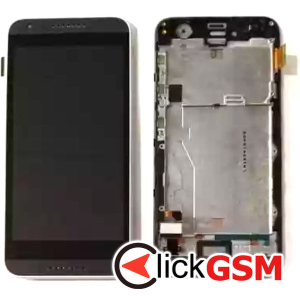 Piesa Display Cu Touchscreen Si Rama Alb Htc Desire 620 19fn