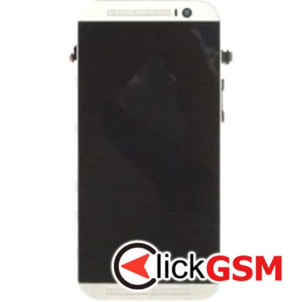 Piesa Piesa Display Cu Touchscreen Si Rama Alb Htc One E8 19jc