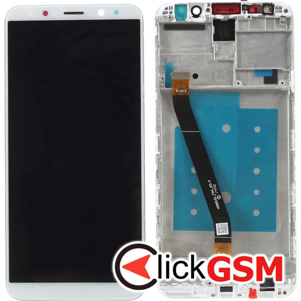 Piesa Display Cu Touchscreen Si Rama Alb Huawei Mate 10 Lite 4rg4