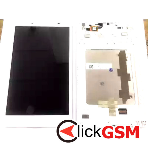 Piesa Display Cu Touchscreen Si Rama Alb Lenovo Ideatab A8 50 2k6t